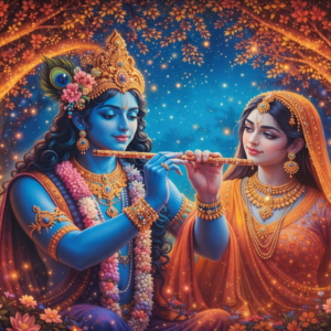 Radha Krishna Divine Harmony Art