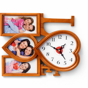 Love Frame Family Wall Clock