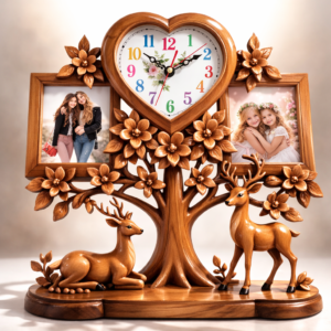 Family Tree Photo Clock
