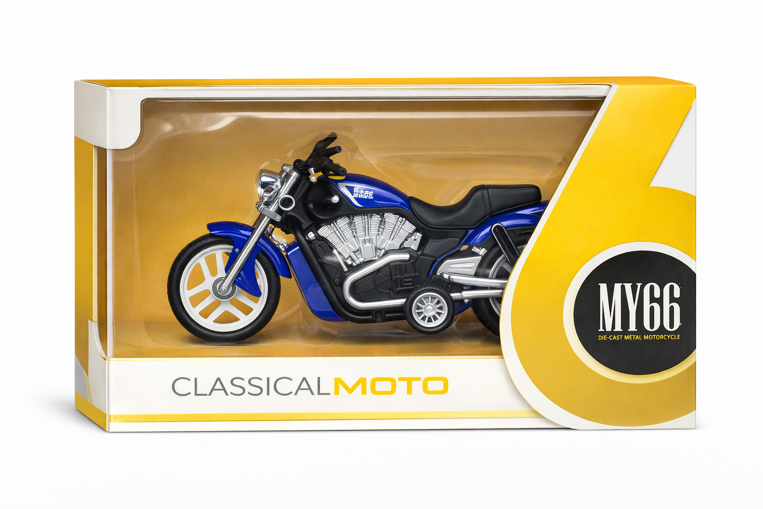 Classical Moto Die-Cast Bike