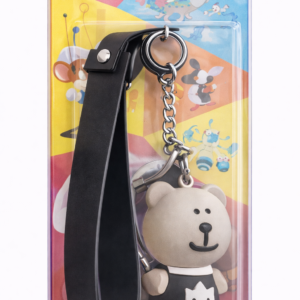 Cute Teddy Strap Keychain