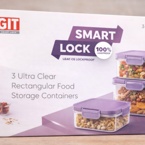 Smart Lock Food Storage Set (3-Piece)