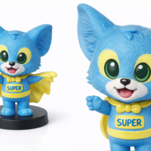 Super Hero Cat Figurine