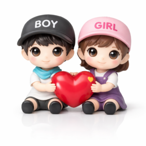 Boy & Girl Love Figurine