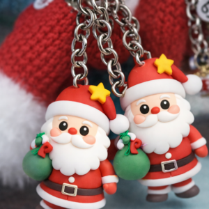 Cute Santa Claus Keychains