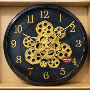Vintage Gear Wall Clock Decor