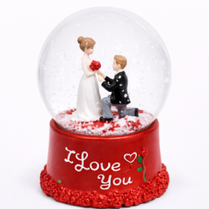 Romantic Proposal Snow Globe