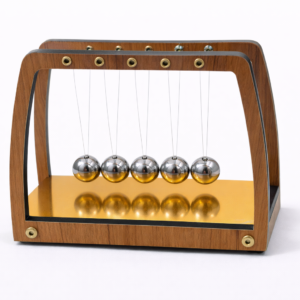 Newtonβs Cradle Wooden Desk Toy