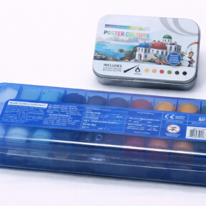 Poster Colours Set with Palette