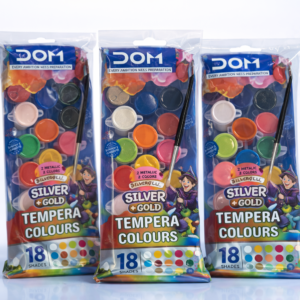 DOM Silver + Gold Tempera Colours – 18 Shades