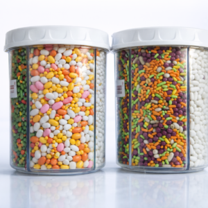 Colorful Sugar Sprinkles Mix Jar