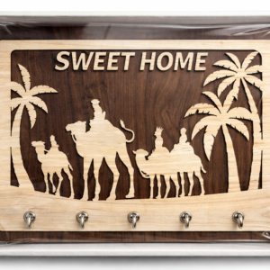 Sweet Home Wooden Key Holder