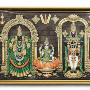 Divine Trinity of Vishnu, Lakshmi, and Shiva