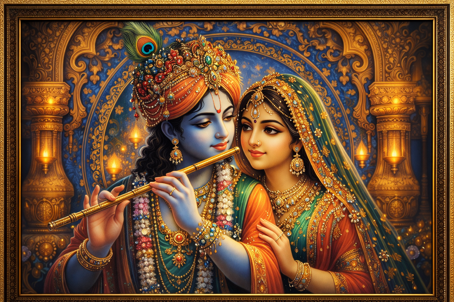 Krishna and Radha's Divine Connection