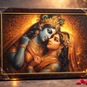 Divine Radha Krishna Love Frame