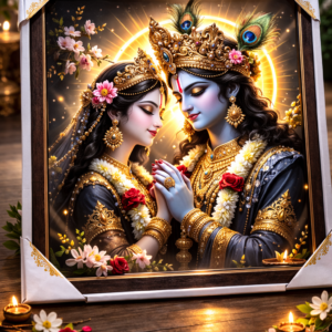 Divine Union of Radha and Krishna