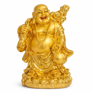 Golden Laughing Buddha Wealth Idol