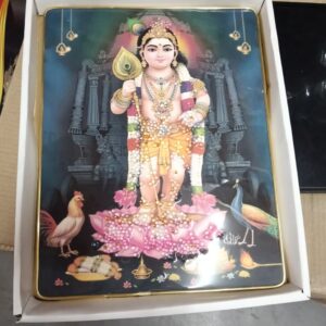 Lord Murugan Divine Wall Frame