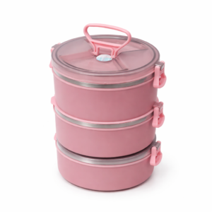 Pink Stack Lunch Box