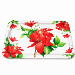 Floral Print Tray