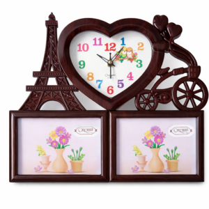 Heart Photo Frame Clock