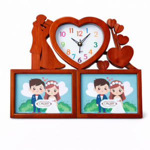 Romantic Couple Photo Clock