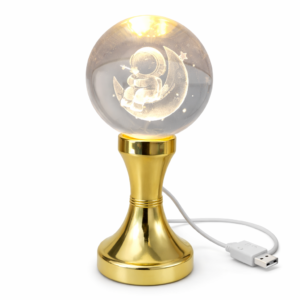 Astronaut 3D Crystal LED Lamp