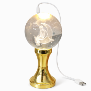 Moonlight Lamp with Figure