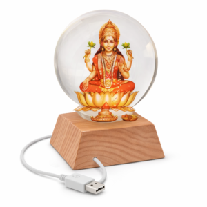 Lakshmi Crystal LED Globe Lamp