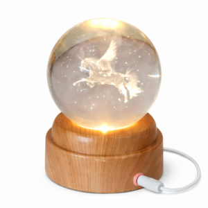 Pegasus Crystal LED Lamp