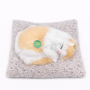 Interactive Sleeping Cat Plush