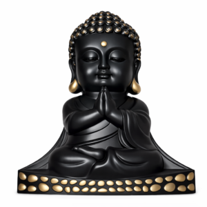 Black Buddha Idol