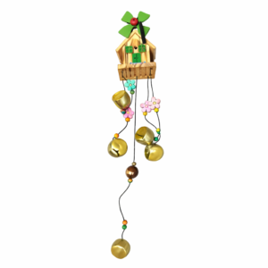 Wooden House Wind Chime