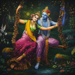 Radha Krishna Art Frame