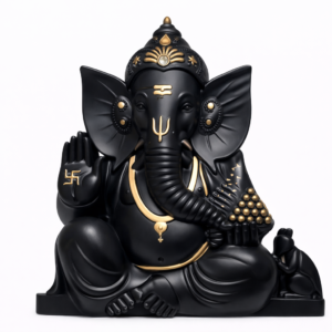 Black Ganesha Idol