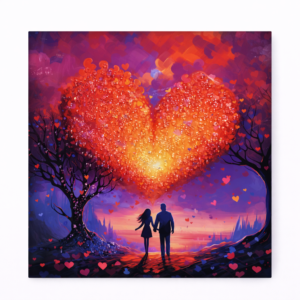 Romantic Heart Art Frame