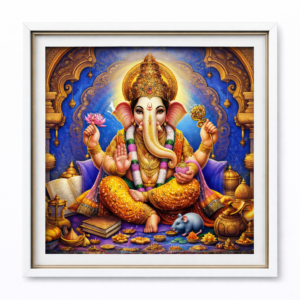 Divine Ganesha Art Frame