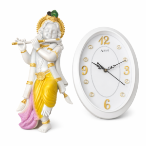Krishna Frame Wall Clock