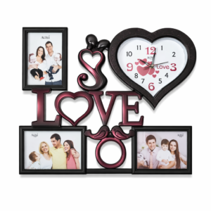 Love Photo Frame Wall Clock